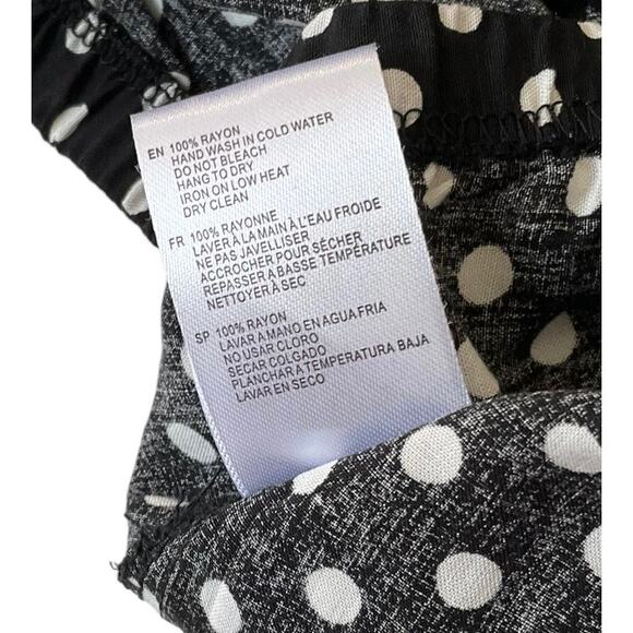 Femme by Design Black Polka Dot  Tank Top Women's Size Large NWT | 34-25 - Picture 7 of 7